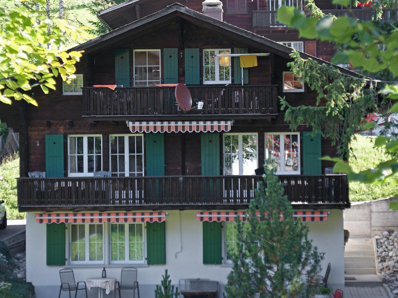 Apartment Chalet Spassvogel By Interhome 格林德瓦 外观 照片